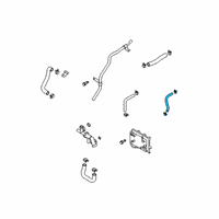 OEM 2022 Hyundai Palisade Hose-Oil Cooling Return Diagram - 25422-S2500