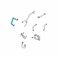OEM Hyundai Hose Assembly-Radiator, UPR Diagram - 25414-S9500
