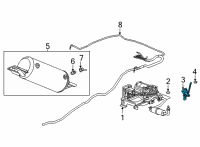 OEM GMC Yukon XL Height Sensor Diagram - 84138218