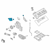 OEM Kia Borrego Cover Assembly-Timing Chain, Upper Diagram - 213703F300