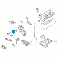 OEM Kia PULLEY-DAMPER Diagram - 231243F300