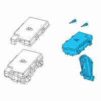 OEM Ram 3500 Auxiliary Power DISTRIBUTIO Diagram - 68398184AC