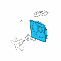 OEM 2003 Kia Sedona COWL Assembly Diagram - 0K52Y15210