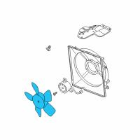 Genuine Chevrolet Camaro Cooling Fan Blade diagram
