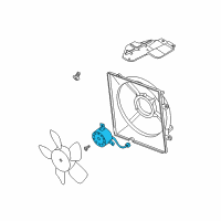 OEM Kia Sedona Motor-Fan Diagram - 0K52Y15150