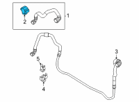 OEM BMW Pipe Clip Diagram - 17-12-8-644-287