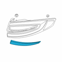 OEM Ford SSV Plug-In Hybrid Reflector Diagram - HS7Z-13A565-A