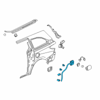 OEM 2021 Honda Odyssey Adapter Assy., Fuel Filler Diagram - 74480-THR-A02