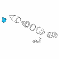 OEM 2000 Ford E-250 Econoline Air Inlet Diagram - F7UZ-9A675-CA