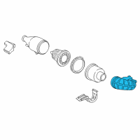 OEM Ford E-150 Econoline Air Intake Coupling Diagram - F7UZ9B659DA