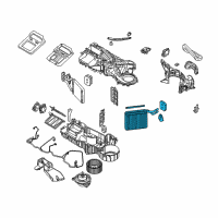 OEM 2007 Dodge Dakota EVAPORATOR-Air Conditioning Diagram - 5161083AA