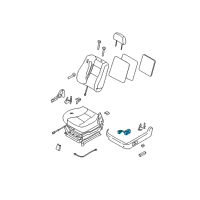 OEM 2008 Kia Sorento Switch Assembly-Power Front Diagram - 881993E420