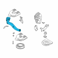 OEM 2004 Nissan Xterra Duct-Air Diagram - 16554-3S51A