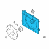 OEM 2017 Hyundai Sonata SHROUD-Radiator Diagram - 25350-C2000