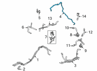 OEM 2022 Ford Escape HOSE - HEATER WATER Diagram - LX6Z-18472-K