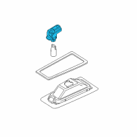 OEM 2019 Toyota Yaris License Lamp Bulb Socket Diagram - 81275-WB001