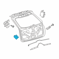 OEM Ford Edge Control Module Diagram - K2GZ-14B291-H