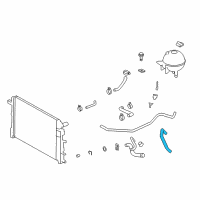 OEM 2009 Dodge Sprinter 2500 Hose-Radiator Diagram - 68025114AA