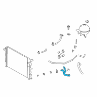 OEM 2007 Dodge Sprinter 2500 Hose-Radiator Diagram - 68025109AA