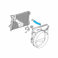 OEM Dodge Ram 3500 Hose-Radiator Diagram - 52029875AD