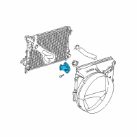 OEM 2000 Dodge Ram 2500 Housing-THERMOSTAT Diagram - 53006047AB