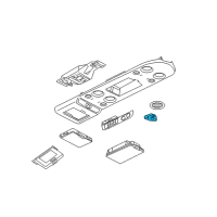 OEM 2006 Infiniti QX56 Lamp Assembly-Spot, Roof Console Diagram - 26460-ZC00D