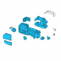 OEM Ford F-250 Super Duty Mirror Assembly Diagram - HC3Z-17682-CA