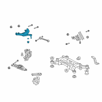 OEM 2008 Acura RL Arm, Right Rear (Upper) Diagram - 52390-SJA-013