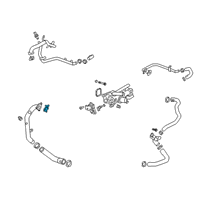 OEM GMC Acadia Inlet Pipe Gasket Diagram - 55504553