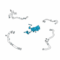 OEM 2020 GMC Acadia Water Outlet Diagram - 55516369