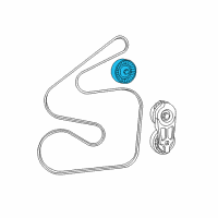 OEM Ram C/V Pulley-Idler Diagram - 5281301AA