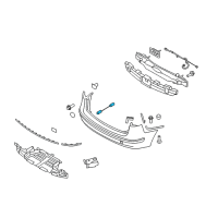 OEM Hyundai Elantra Sensor Assembly-Ultrasonic Bws Diagram - 95700-2L110