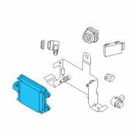 OEM 2019 BMW 740i xDrive Radar Sensor Diagram - 66-31-6-888-029