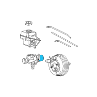 OEM 2010 Chrysler 300 Brake Master Cylinder Diagram - 68048548AA