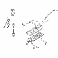 OEM 2009 Kia Borrego Regulator-Fuel Pressure Diagram - 313804D600