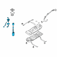 OEM Kia Borrego Fuel Pump Complete Diagram - 311102J500