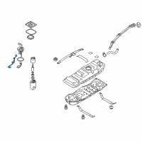 OEM Kia Borrego Fuel Pump Sender Assembly Diagram - 944702J000