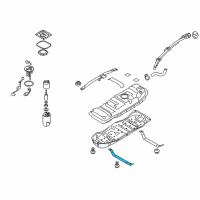 OEM Kia Borrego Band Assembly-Fuel Tank Diagram - 312102J000