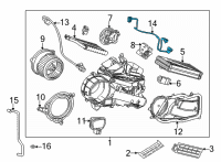 OEM 2022 Toyota Sienna Wire Harness Diagram - 82212-08020