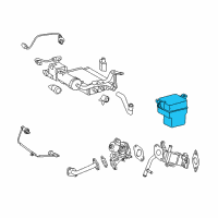 OEM Toyota Prius Filter Diagram - 77746-47010