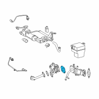 OEM Toyota Prius Plug-In EGR Valve Gasket Diagram - 25627-37010