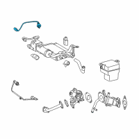 OEM 2011 Toyota Prius Air/Fuel Sensor Diagram - 89467-28090