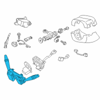 OEM Hyundai Switch Assembly-Multifunction Diagram - 93400-3M021