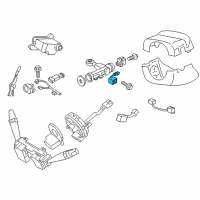 OEM Hyundai Genesis SOLENOID Assembly-Key INTERMEDIATED Lock Diagram - 95860-2G000