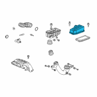 OEM 2014 Honda Ridgeline Cover, Air Cleaner Diagram - 17211-RJE-A10