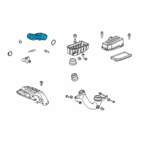OEM Honda Ridgeline TUBE, AIR FLOW Diagram - 17228-RJE-305