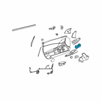 OEM Chevrolet Corvette Window Switch Diagram - 20794871