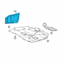 OEM 2014 Toyota Prius V Side Cover Diagram - 51443-12080