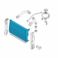 OEM 2014 BMW X3 Radiator Diagram - 17-11-8-623-369