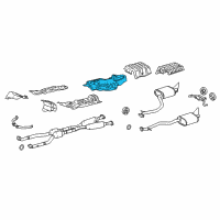 OEM 2016 Lexus GS350 INSULATOR, Front Floor Diagram - 58151-30210